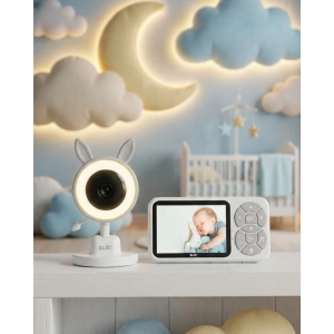 LCD Ekranlı Bebek İzleme Kamerası Ninnili Gece Görüşlü Güvenlik Sistemi