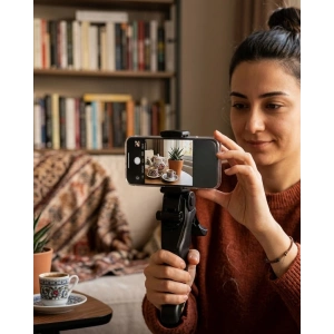 Masaüstü Telefon Tripodu Katlanabilir Telefon Tutucu Video Çekim Standı