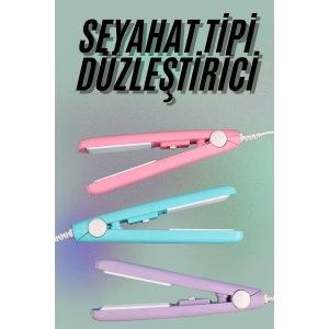 Mini Düzleştirici Seramik Kaplama Seyahat Tipi Elektriklenme Karşıtı