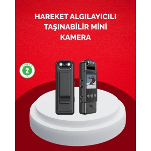 Mini Kamera 1080P Full HD Taşınabilir Güvenlik ve Kayıt Cihazı