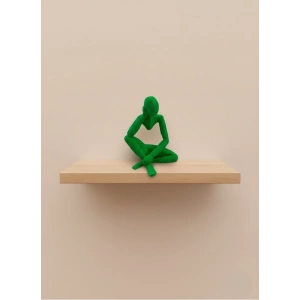 Minimal İnsan Figürü Biblo Yeşil Ev ve Ofis Dekoru