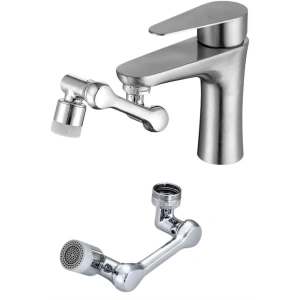 Mutfak Musluk Başlığı 1080 Derece Dönebilir Oynar Başlıklı Musluk Aparatı