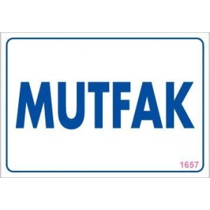 Mutfak Uyarı Levhası 17,5x25 KOD:1657