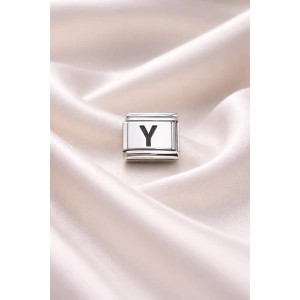 Nomination Bileklik Uyumlu Y Harfi Charm – Paslanmaz Çelik Harf Modül – Kişiye Özel Bileklik Aksesuarı