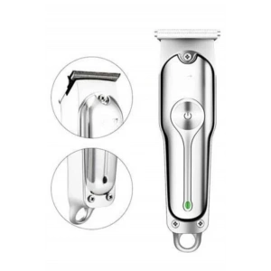 Paslanmaz Çelik Bıçaklı Kablosuz Şarjlı Dijital Göstergeli Tıraş Makinesi