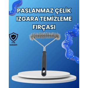 Paslanmaz Çelik Izgara Temizleme Fırçası Mangal ve Barbekü İçin