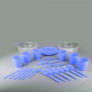 Piknik Seti 6 Kişilik Çantalı 32 Parça