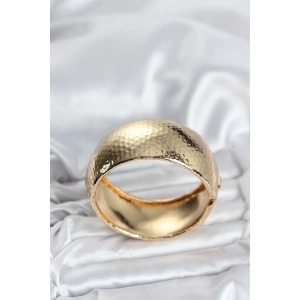 Pirinç Gold Renk Bombeli Vintage Kadın Bileklik