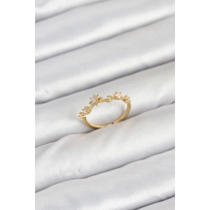 Pirinç Gold Renk Manifest Kadın Yüzük