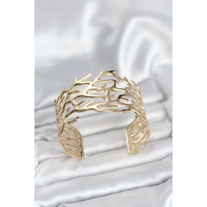 Pirinç Gold Renk Vintage Model Kadın Bileklik