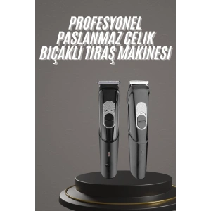 Pro Şarjlı Saç Sakal Tıraş Makinesi Ense Kesme Makinesi Lazer Öncesi Kısaltma