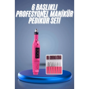 Profesyonel Manikür Pedikür Seti Törpü Makinesi Protez Tırnak Çıkarma