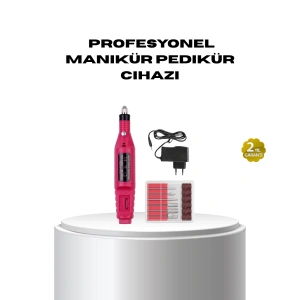 Profesyonel Tırnak Matkap Makinesi – USB Şarjlı, Ayarlanabilir Hız, Düşük Titreşimli ve Sessiz Çalışma