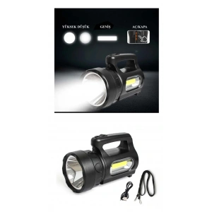 Profesyonel Ultra Güçlü LED El Feneri - Yüksek Performanslı 900 Lümen Aydınlatma