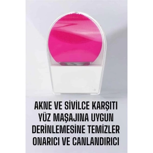 Profesyonel Yüz Temizleme Masaj Aleti Su Geçirmez, Kablosuz Şarj Özellikli Kolay Temizlenebilir