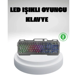 RGB Işıklı  Klavye Mouse Seti – Türkçe Q, Ayarlanabilir DPI, Ergonomik ve Dayanıklı Tasarım
