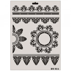 Rich Dantel Seri DN-924 Stencil 35x25 cm