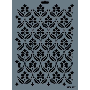 Rich New Seri N-157 Stencil 35x25 cm
