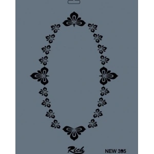Rich New Seri N-395 Stencil 35x25 cm