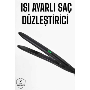 Saç Düzleştirici Isı Ayarlı Döner Kablo Yıpranma Karşıtı