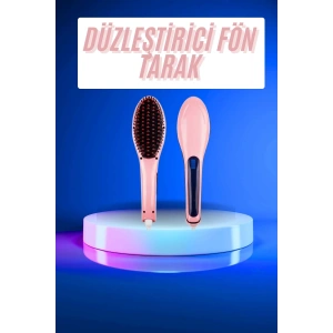 Saç Düzleştirici Tarak Dijital Göstergeli Seramik Kaplama Sıkı Dişli