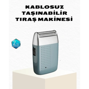 Şarjlı Kuru Kullanım Tıraş Makinesi – Kablosuz, Taşınabilir