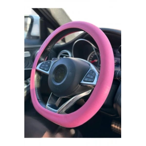 Silikon Direksiyon Kılıfı Pembe