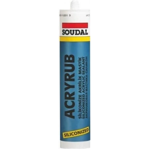 Soudal Acryrub Silikonize Mastik 310 ml Antrasit