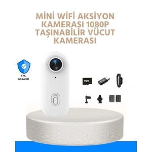 Suya ve Darbeye Dayanıklı Kompakt Spor Kamera 1080P