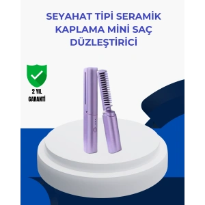 Taşınabilir Saç Düzleştirici Tarak – Ayarlanabilir Isı Kontrollü