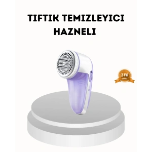 Taşınabilir Şarjlı Tiftik Toplayıcı – Çıkarılabilir Hazneli, Anti-Statik Fırçalı