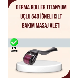 Titanyum Mikro İğneli Dermaroller 1 mm Kırışıklık ve Leke Karşıtı