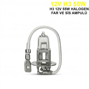 Trifa H3 Halojen Far Ampülü 12V 55Watt Sarı