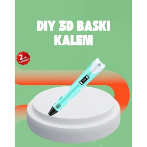 Üç Boyutlu 3D Yazıcı Kalem ABS ve PLA Uyumlu