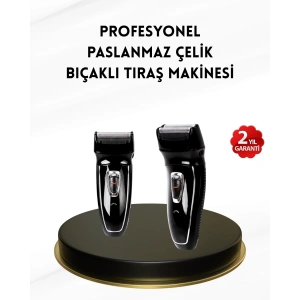 Uzun Pil Ömürlü Şarjlı Tıraş Makinesi – Hızlı Şarj, Ergonomik Tasarım, Çok Yönlü Kullanım