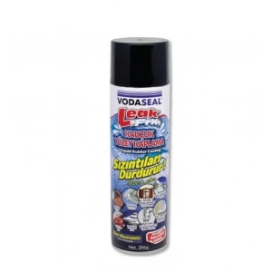 Vodaseal Leak Fix Kauçuk İzolasyon Spreyi 396 gr Siyah