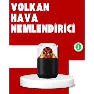 Volkanik Tasarımlı LED Işıklı Ultrasonik Nemlendirici