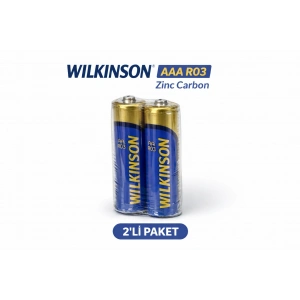 Wilkinson AAA R03 İnce Pil Zinc Carbon Ultra Energy 2 li 1 Paket