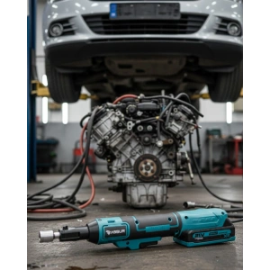 Yandan Sıkma Somun Uyumlu Akülü Cırcır Kolu 21V Güçlü Tork