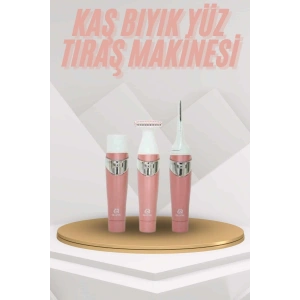 Yüz Kaş ve Tüm Vücut Epilasyon Aleti 3 Başlıklı Hassas Ciltlere Uygun Epilatör