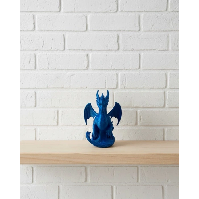 12 cm Mi Ejderha Figürü Koleksiyonluk Dekoratif Biblo