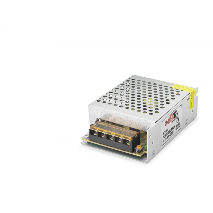 12V 5A 60W Led / Kamera Adaptörü- Gümüş HT1113