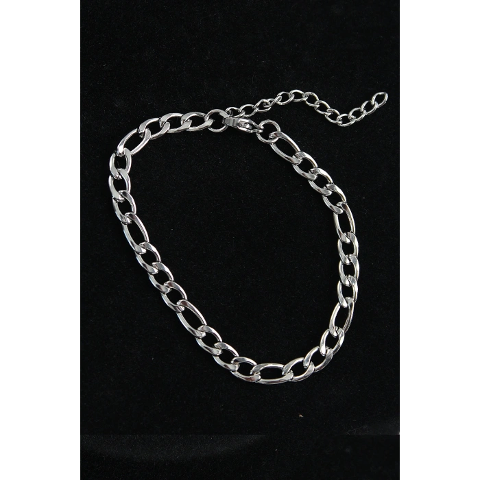 316L Çelik Klasik Model Gümüş Renk Erkek Bileklik - TJ-EB3745