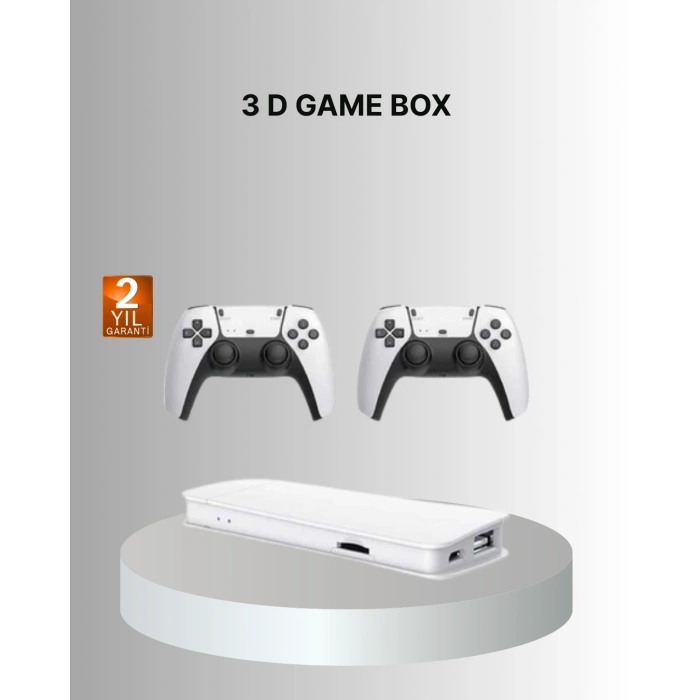 3D ve 4K Görüntü Kaliteli Çok lu Retro Oyun Konsolu