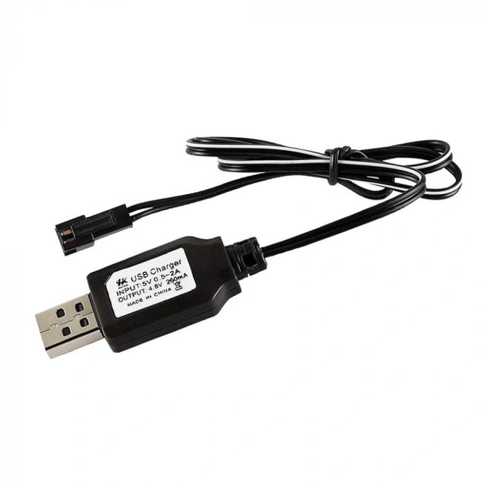 4.8V NI-CD / NI-MH Oyuncak Bataryası USB Şarj Kablosu