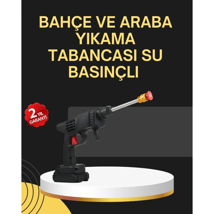 48V Şarjlı Basınçlı Yıkama Tabancası Köpük ve Çift Nozul 2025 Model