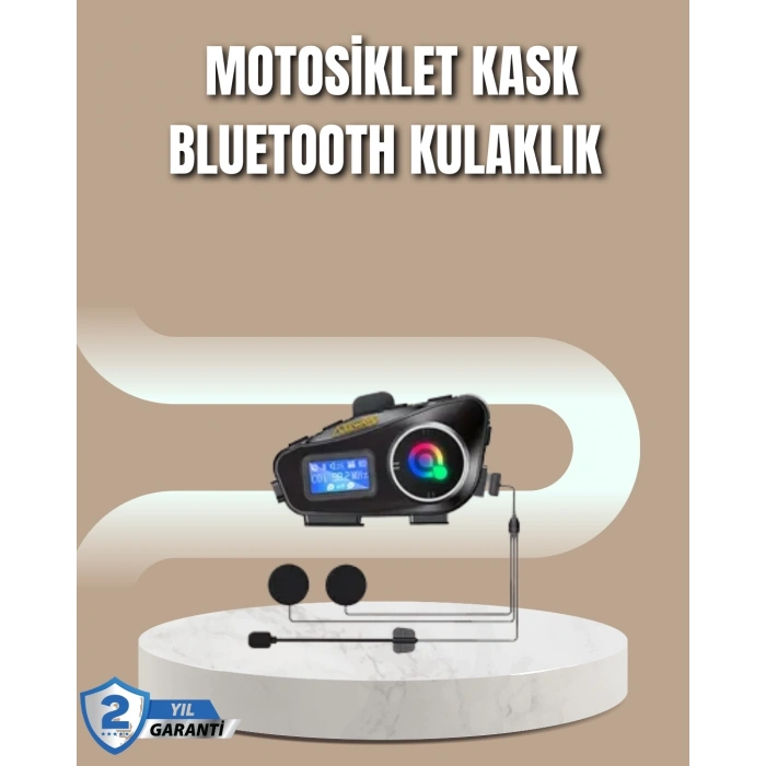 500 Metre İnterkom Mesafeli Kask Kulaklığı Gürültü Engelleyici