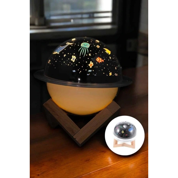 Aromaterapi Ha Nemlendirici Masa ve Gece Lambası