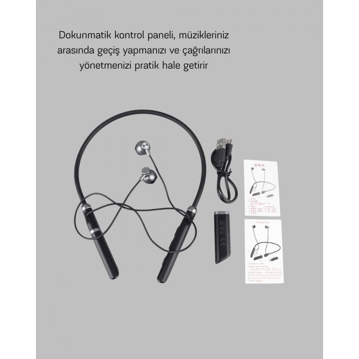 Bluetooth 5.0 ANC Kulaklık – Dokunmatik Kontrol, Kristal Netliğinde Mikrofonlu