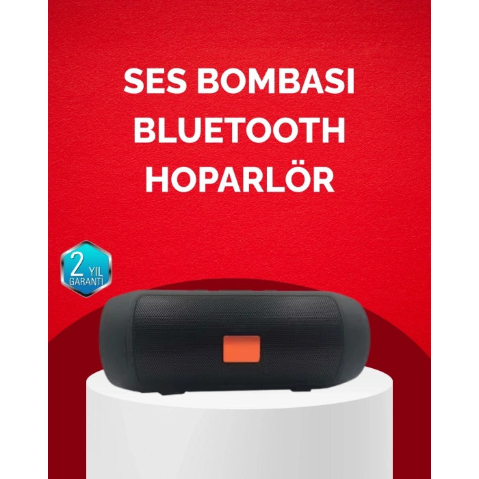 Bluetooth Hoparlör 20W Bass Güçlü Ses USB Flash AUX Destekli